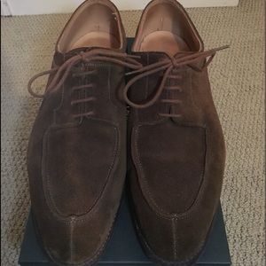 Crockett & Jones snuff suede with city sole